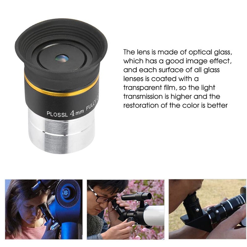Serounder 1.25" 4mm Plossl Eyepiece Fully Coated Metal Telescope Eyepiece for Astronomic Telescope Accessory - Image 2